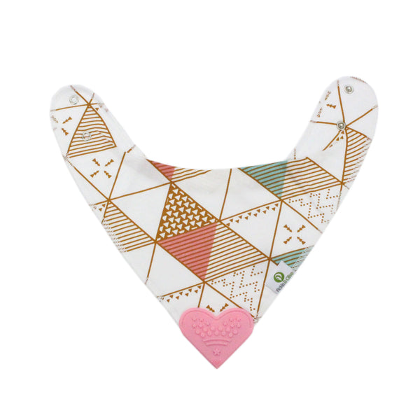 Pink Bandana Teething Bibs (4 Pack)