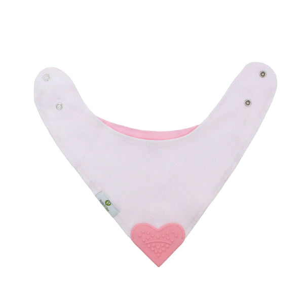 Solid Pinks Bandana Teething Bibs (4 Pack)