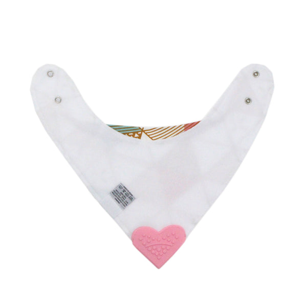 Pink Bandana Teething Bibs (4 Pack)