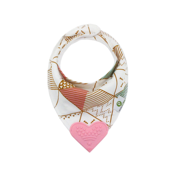 Pink Bandana Teething Bibs (4 Pack)