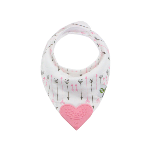 Pink Bandana Teething Bibs (4 Pack)