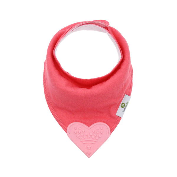 Solid Pinks Bandana Teething Bibs (4 Pack)