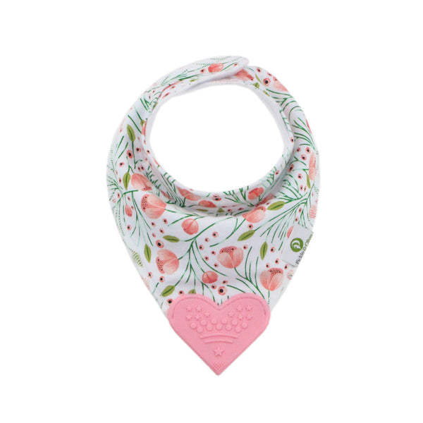 Floral Bandana Teething Bibs (4 Pack)
