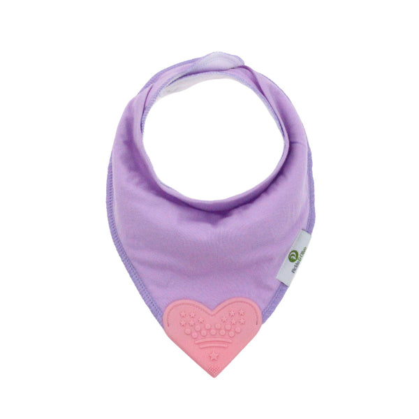Solid Pinks Bandana Teething Bibs (4 Pack)