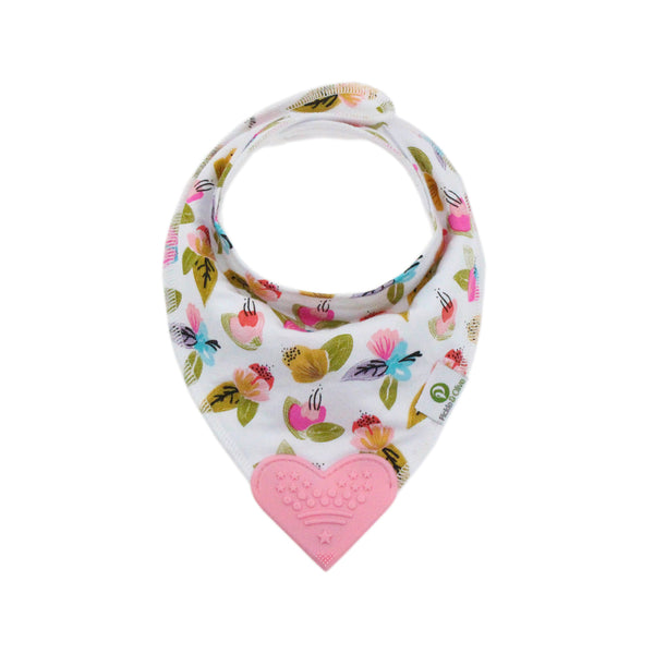 Floral Bandana Teething Bibs (4 Pack)