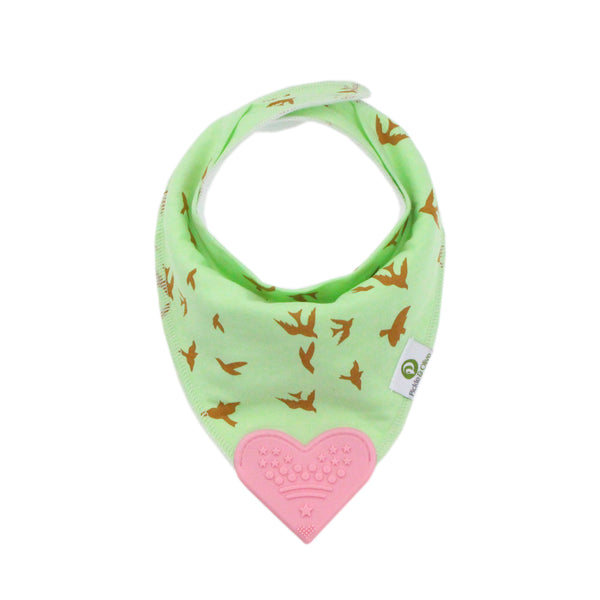 Pink Bandana Teething Bibs (4 Pack)