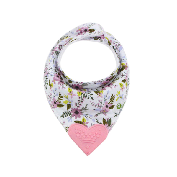 Floral Bandana Teething Bibs (4 Pack)