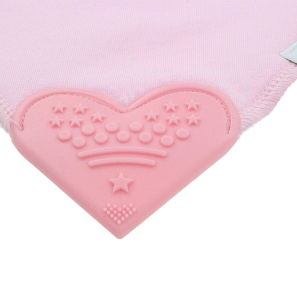 Solid Pinks Bandana Teething Bibs (4 Pack)