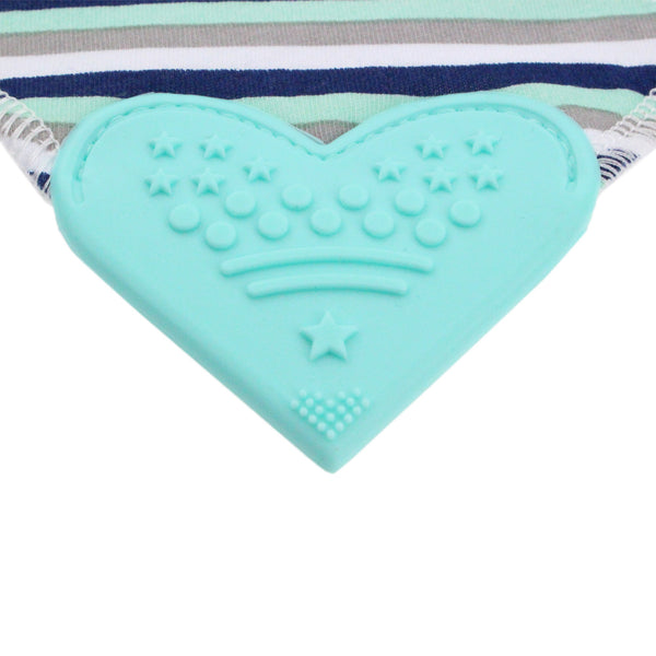 Blue Deer Bandana Teething Bibs (4 Pack)