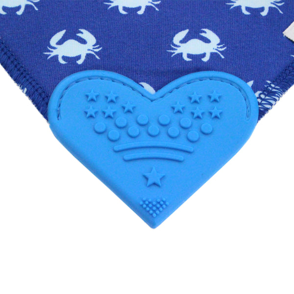Blue Sea Bandana Teething Bibs (4 Pack)