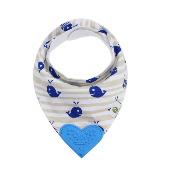 Blue Sea Bandana Teething Bibs (4 Pack)