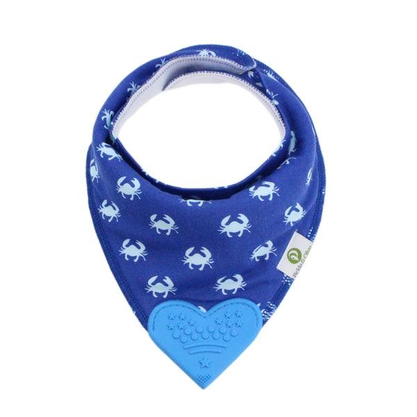 Blue Sea Bandana Teething Bibs (4 Pack)