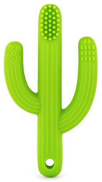 Cactus 2 in 1 Teether Toothbrush (Green)