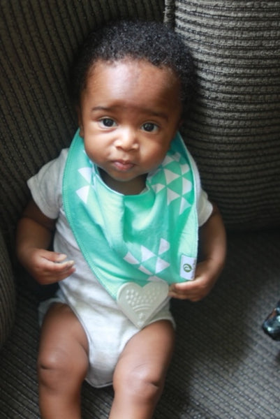 Blue Deer Bandana Teething Bibs (4 Pack)