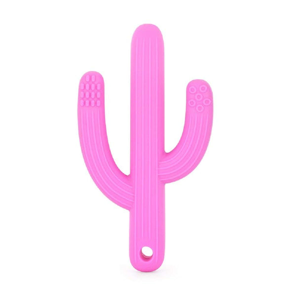 Cactus 2 in 1 Teether Toothbrush (Pink)