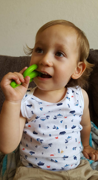 Cactus 2 in 1 Teether Toothbrush (Green)